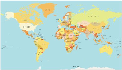 worldwide map.